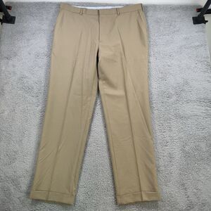 S Brooks Brothers Fitzgerald Pants Mens‎ 42x32 Beige Wool Preppy Formal Adult